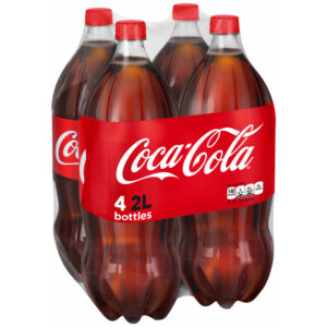 Coca Cola soft drinks 2L 2 x 4 for sale