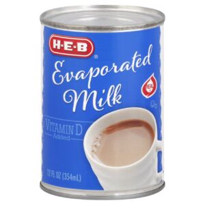 Evaporated milk unsweetened