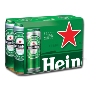 Heinekens Beer Cans all availble
