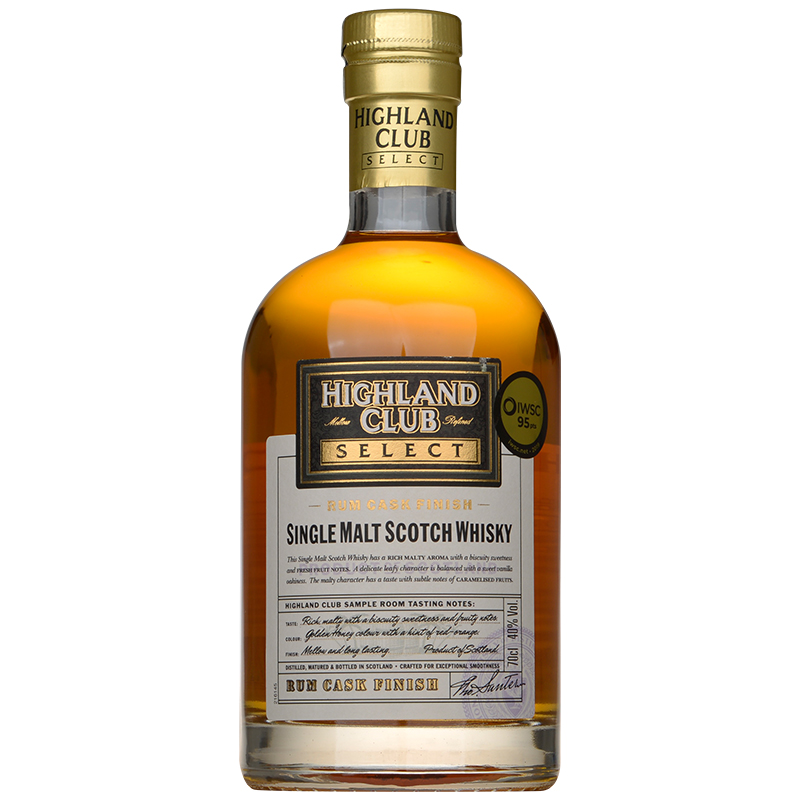 Highland Club Single Malt Scotch Whisky