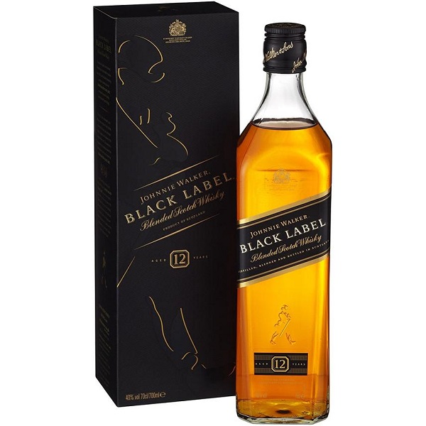 JOHNNIE WALKER BLACK LABEL WHISKY