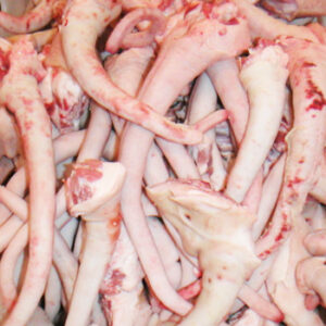 Pork tails, pig tails, pork long tails