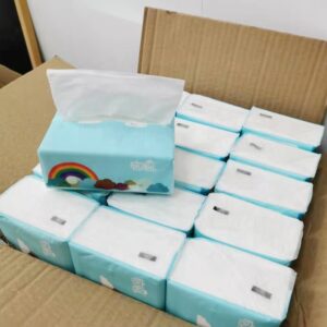 Rainbow Facial Tissue
