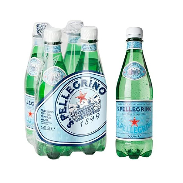 San Pellegrino water in pet bottle