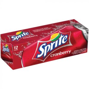 Spritee Cranberry Soda Can 355ml