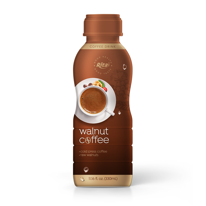 Coffee Drink with raw Walnut